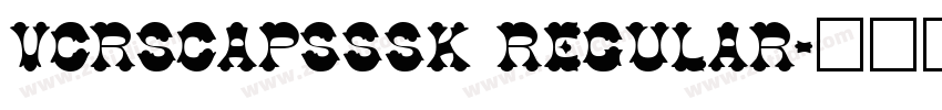 VCRSCapsSSK Regular字体转换